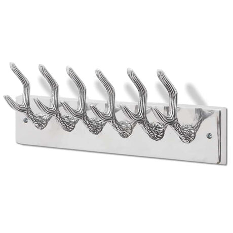 VidaXL Garderobenständer 4 Stück Aluminium silberfarben