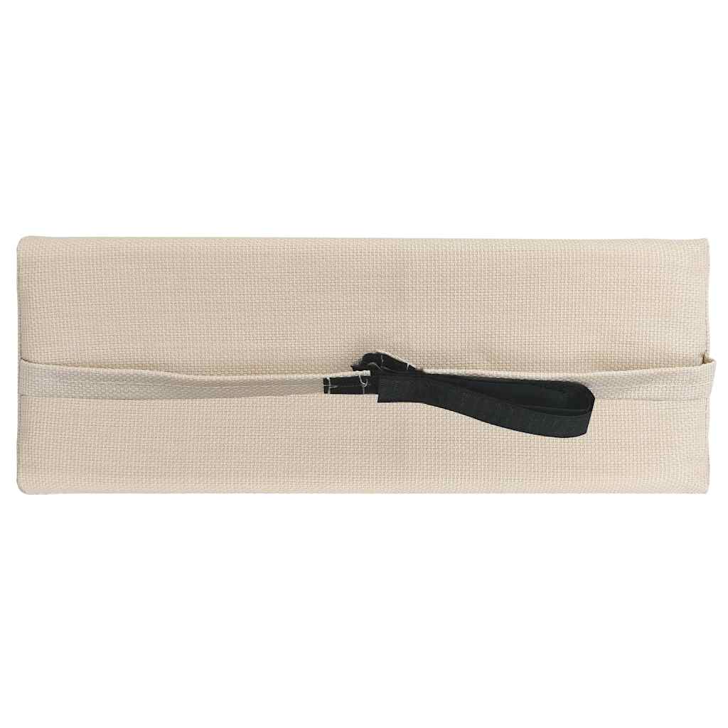VIDAXL -Kopfstütze für Lounger 40x7.5x15 cm Textilencreme