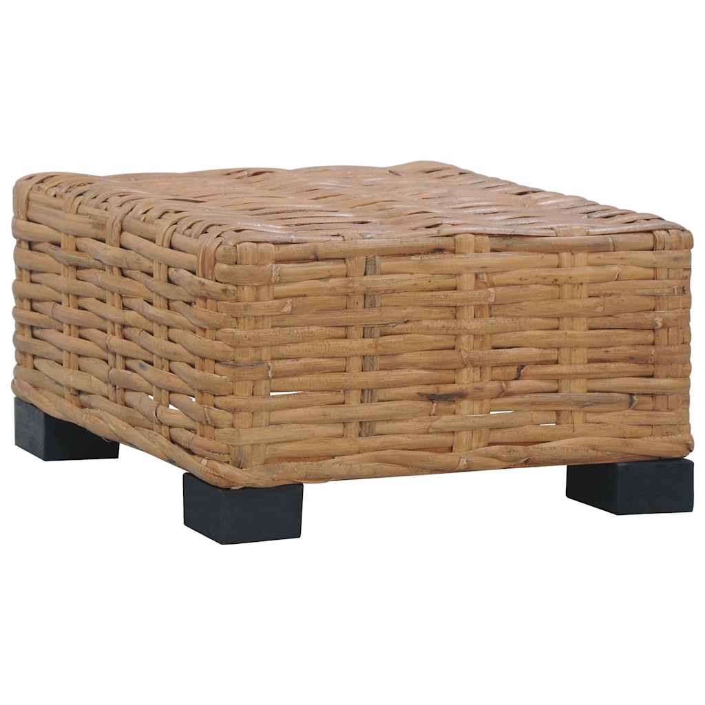 Vidaxl salontafel 47x47x28 cm natuurlijk rattan