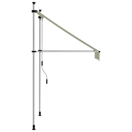 Vidaxx Markise manuell ausziehbar 100 cm Creme