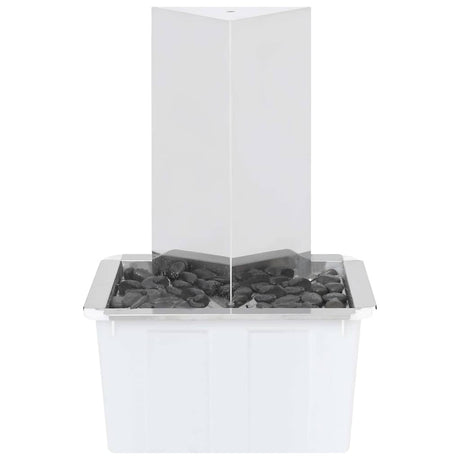 Vidaxl Garden Fountain mit Pumpendreieck 76 cm Edelstahl