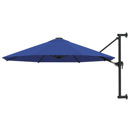 VidaXL Wandschirm mit Metallstange 300 cm blau