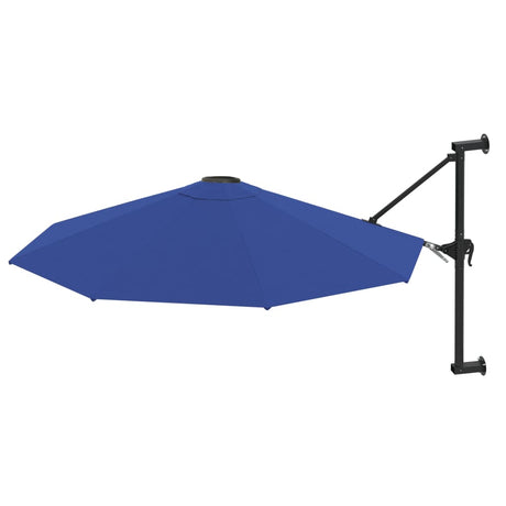 VidaXL Wandschirm mit Metallstange 300 cm blau