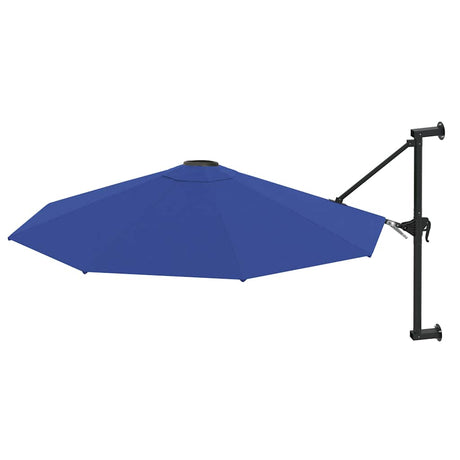 VidaXL Wandschirm mit Metallstange 300 cm blau