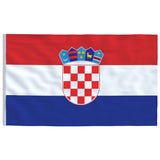 Vidaxl vlag kroatië 90x150 cm