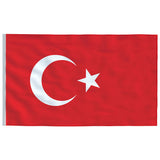 Vidaxl vlag turkije 90x150 cm