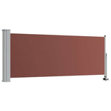 Vidaxx ausziehbarer Gartenschirm 100x300 cm braun