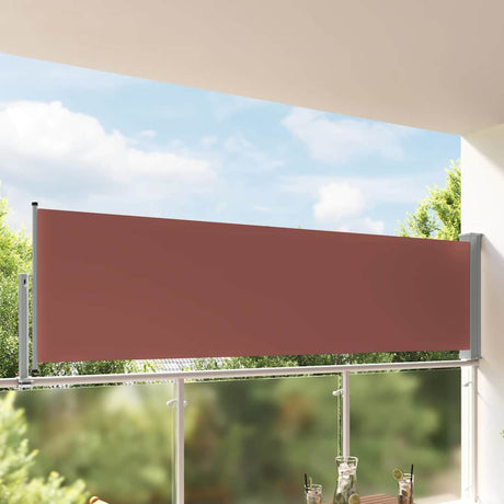 Vidaxx ausziehbarer Gartenschirm 100x300 cm braun