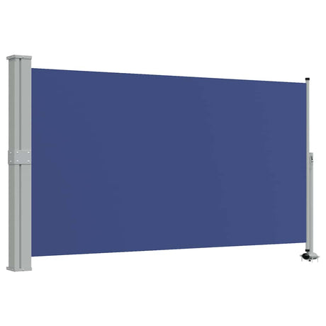 Vidaxx ausziehbarer Gartenschirm 140x300 cm blau