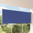 Vidaxx ausziehbarer Gartenschirm 140x300 cm blau