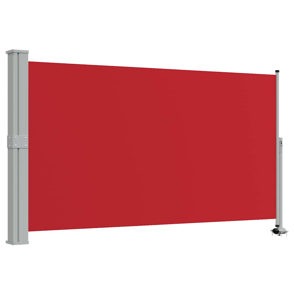 Vidaxx ausziehbarer Gartenschirm 140x300 cm rot