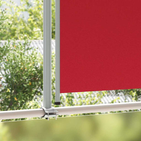 Vidaxx ausziehbarer Gartenschirm 140x300 cm rot