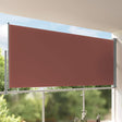 Vidaxx ausziehbarer Gartenschirm 160x300 cm braun