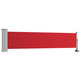 Vidaxx ausziehbarer Gartenschirm 60x300 cm rot