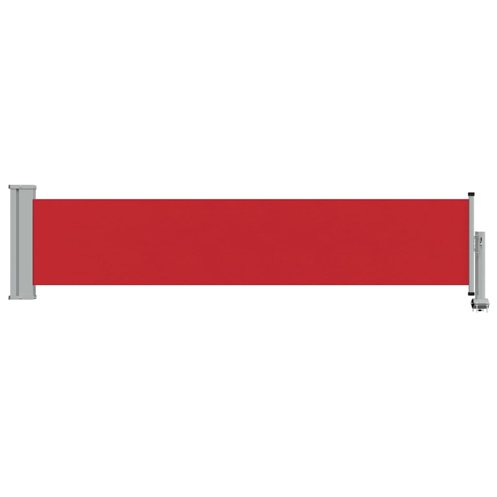 Vidaxx ausziehbarer Gartenschirm 60x300 cm rot