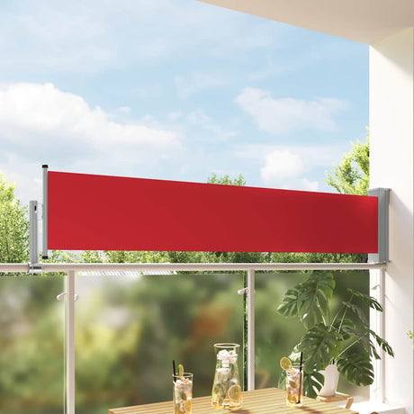 Vidaxx ausziehbarer Gartenschirm 60x300 cm rot