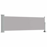 Vidaxl Garden Bildschirm ausziehbar 80x300 cm Grau