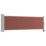 Vidaxl Garden Bildschirm ausziehbar 80x300 cm braun