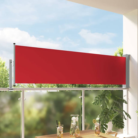 Vidaxl Garden Bildschirm Erweiterbar 80x300 cm rot