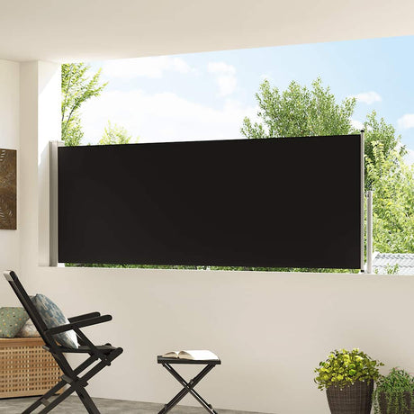 Vidaxl Garden Bildschirm ausziehbar 100x300 cm schwarz