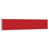Vidaxl Garden Bildschirm ausziehbar 100x500 cm rot