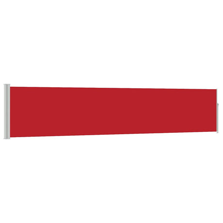 Vidaxl Garden Bildschirm ausziehbar 100x500 cm rot