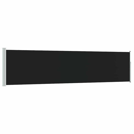 Vidaxx ausziehbarer Gartenschirm 120x500 cm schwarz