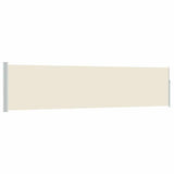 Vidaxx ausziehbarer Gartenschirm 120x500 cm creme