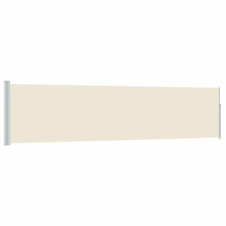 Vidaxx ausziehbarer Gartenschirm 120x500 cm creme