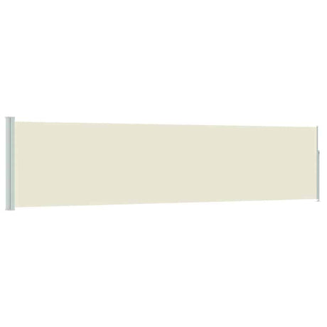Vidaxx ausziehbarer Gartenschirm 120x500 cm creme