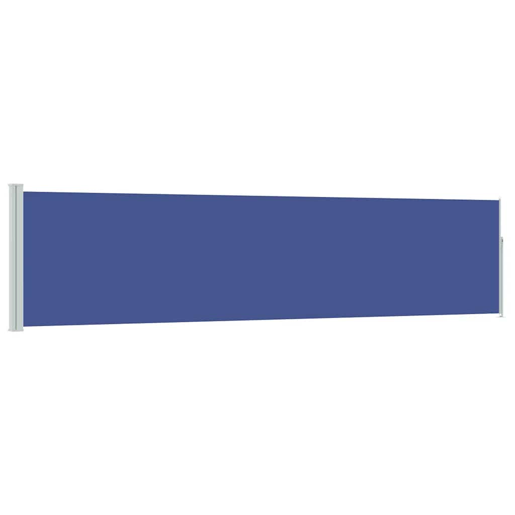 Vidaxx ausziehbarer Gartenschirm 120x500 cm blau