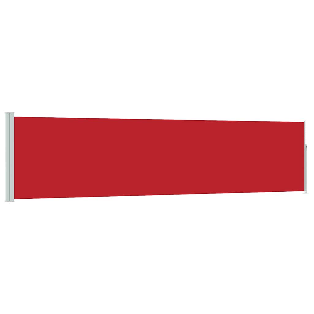 Vidaxx ausziehbarer Gartenschirm 120x500 cm rot