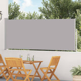 Vidaxx ausziehbarer Gartenschirm 120x500 cm grau