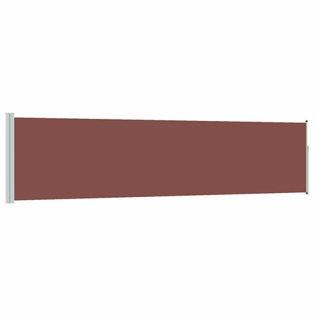 Vidaxx ausziehbarer Gartenschirm 120x500 cm braun