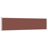 Vidaxx ausziehbarer Gartenschirm 120x500 cm braun