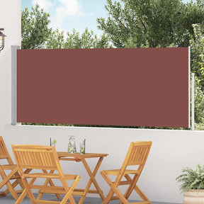 Vidaxx ausziehbarer Gartenschirm 120x500 cm braun