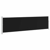 Vidaxl Gartenbildschirm ausziehbar 140 x 500 cm Schwarz