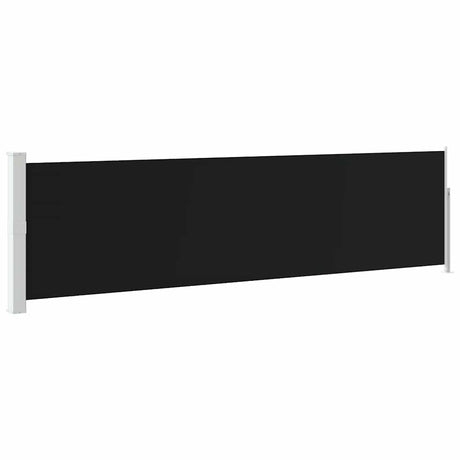 Vidaxl Gartenbildschirm ausziehbar 140 x 500 cm Schwarz