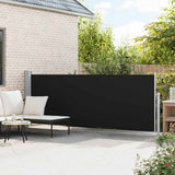 Vidaxl Gartenbildschirm ausziehbar 140 x 500 cm Schwarz