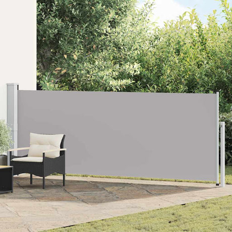 Vidaxl Garden Bildschirm ausziehbar 140 x 500 cm Grau