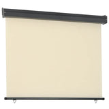 Vidaxl balkonscherm 125x250 cm crèmekleurig