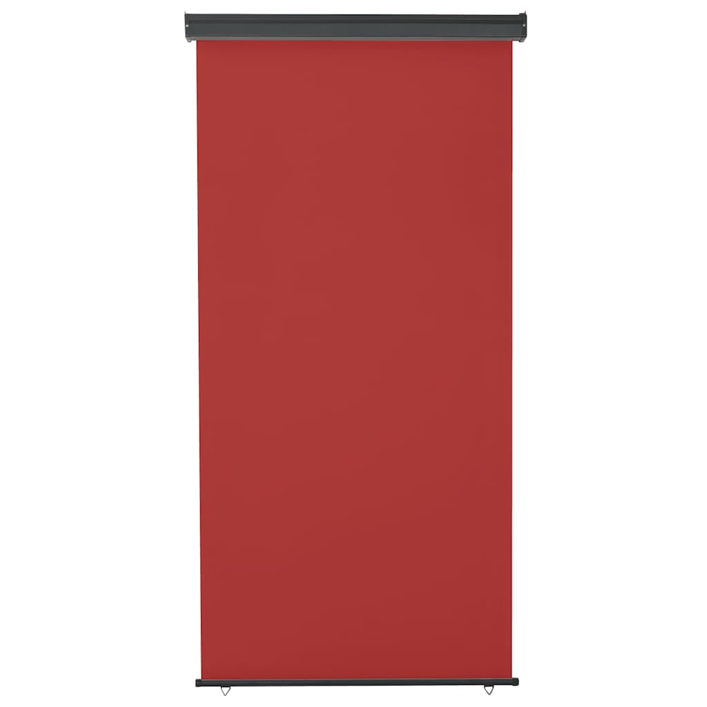 Vidaxl balkonscherm 125x250 cm rood