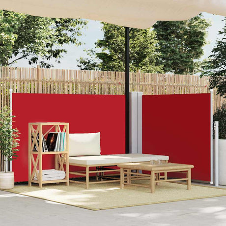 VIDAXL -Windschutzscheibe auszuziehen 100x600 cm rot