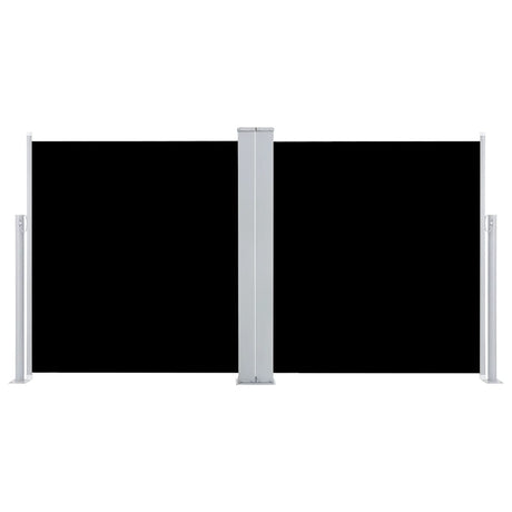 Vidaxx ausziehbarer Windschutz 120x600 cm schwarz
