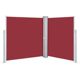 Vidaxl Windschutzscheibe ausziehbar 170 x 600 cm rot
