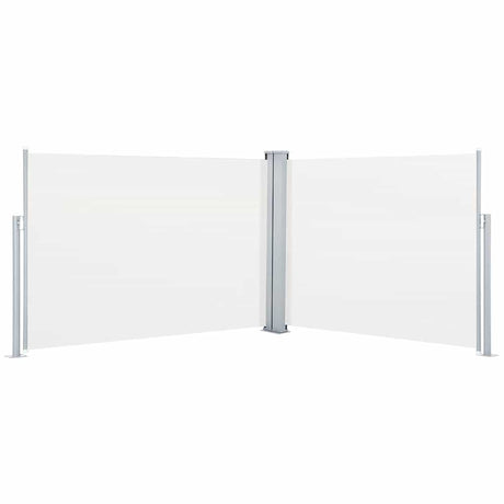 Vidaxx ausziehbarer Windschutz 120x1000 cm creme