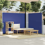 VIDAXL -Windschutzscheibe 140x1000 cm blau