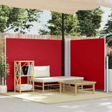 VIDAXL -Windschutzscheibe ausziffabel 140x1000 cm rot