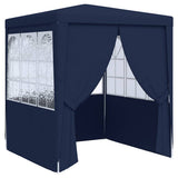 Vidaxl -Partyzelt mit Seitenwänden Professional 90 g m² 2x2 m blau