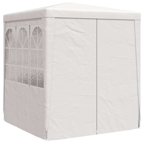 Vidaxl -Partyzelt mit Seitenwänden Professional 90 g m² 2,5 x 2,5 m Weiß